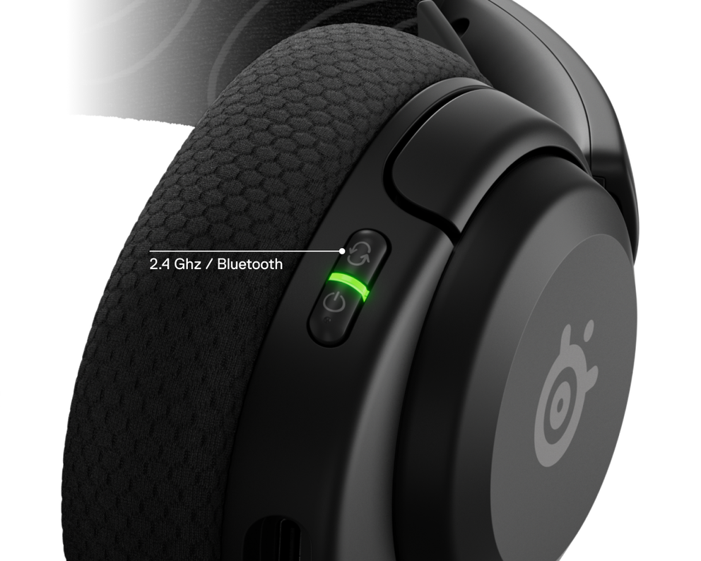 
 Arctis Nova 5 close view on headphone.
 