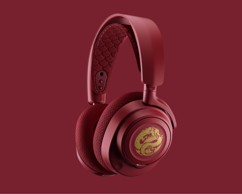 
 An image of the Arctis Nova 7 Dragon Edition.
 