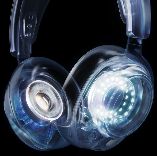 Abstract image of Arctis Nova 7 headset.