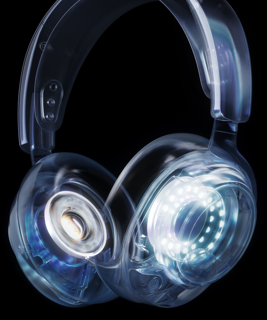 Abstract image of Arctis Nova Pro Wireless.